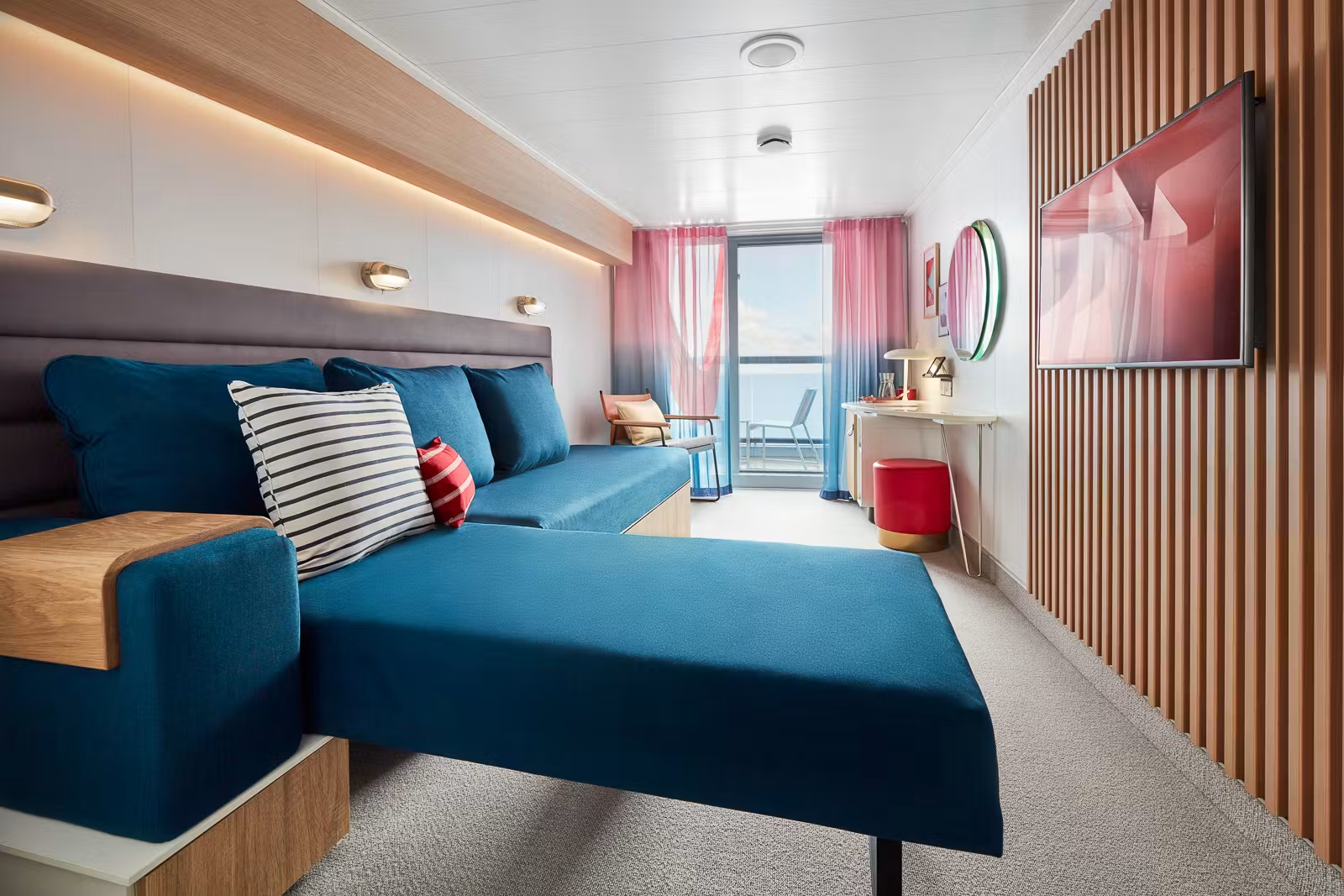 Onboard sea terrace cabin